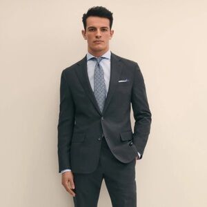 Brooks Brothers Explorer Regent Fit Medium Charcoal Grey Men's Wool Suit Jacket